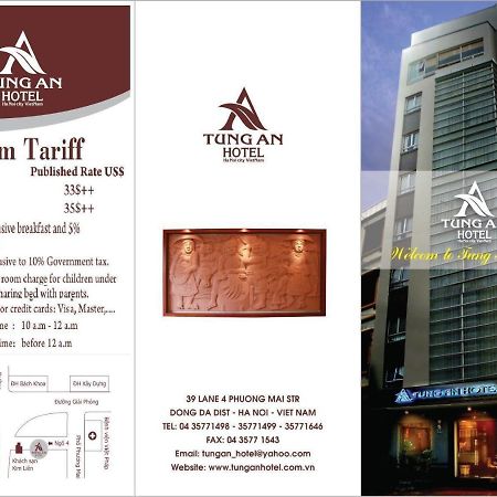 Tung An Hotel Hanoi Exterior foto