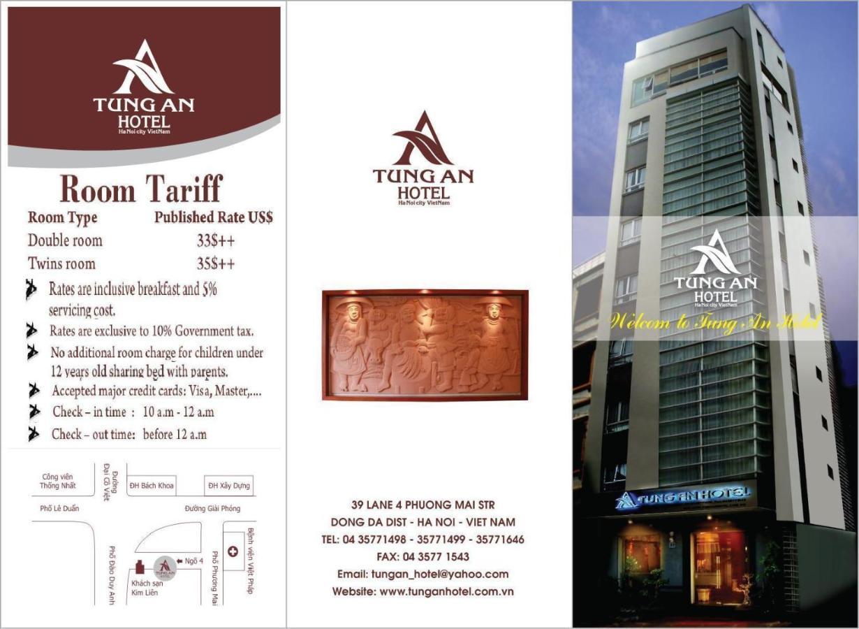 Tung An Hotel Hanoi Exterior foto